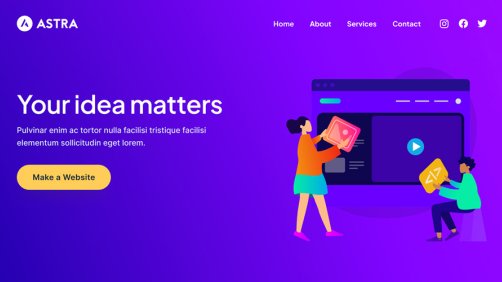 Astra 轻量优雅网站及网店主题