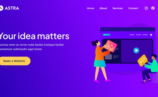 Astra 轻量优雅网站及网店主题